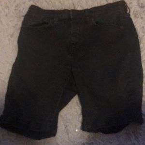 Black Capri shorts